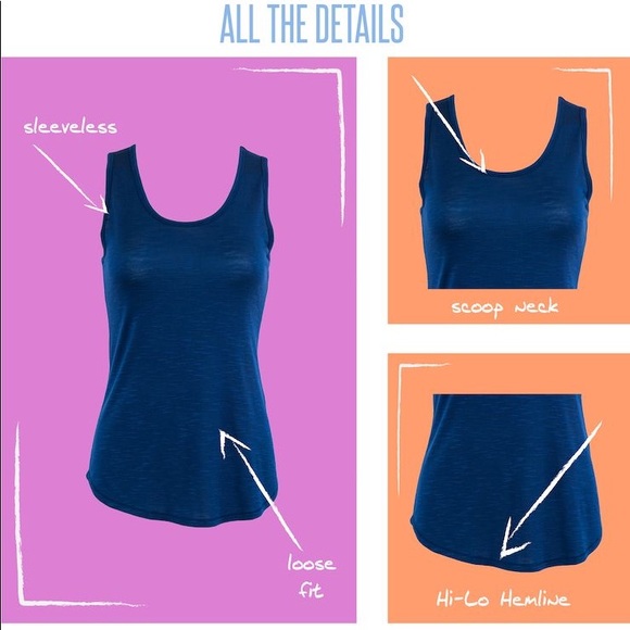 LuLaRoe TANK TOP Solid Coral NWT - Picture 13 of 16